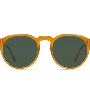 Raen Remy Sunglasses, Honey/Green Polarized, Size: 52